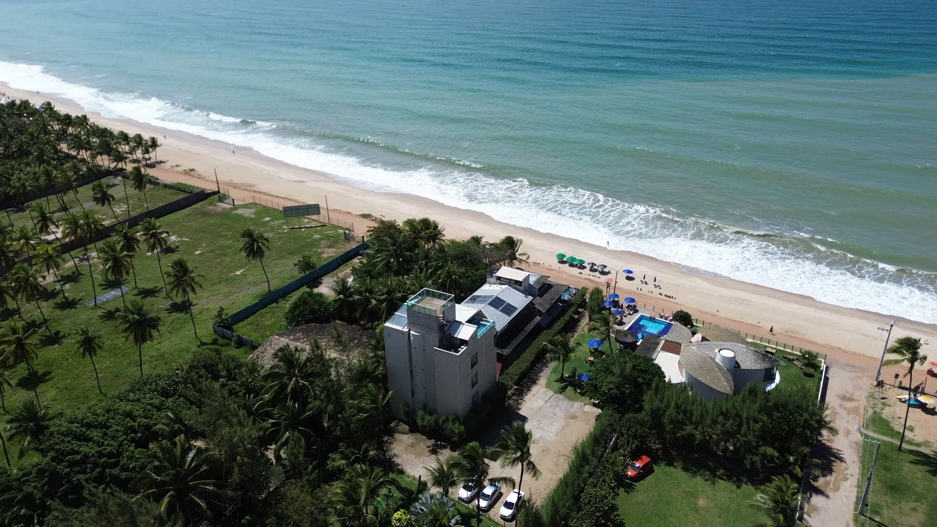 Vista aérea da praia de Porto de Galinhas